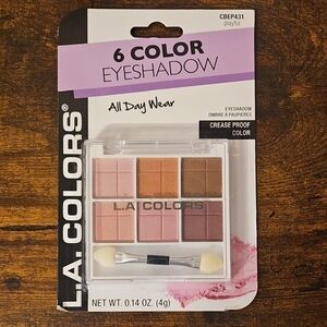 🍭 L.A. Colors 6 Color Eyeshadow Palette